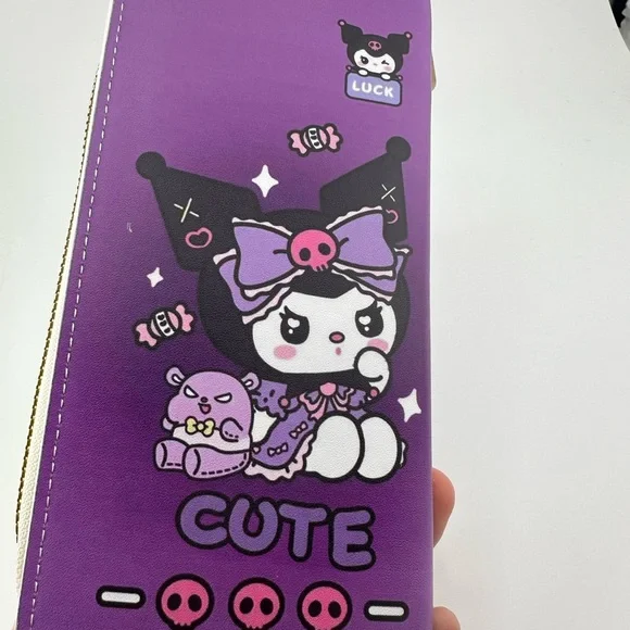 Kuromi purple zipper wallet - Brand new - Picture 4 of 7